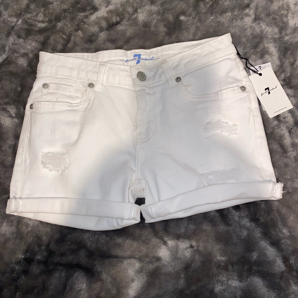 7 For All Mankind Jean Shorts Brand New With Tags